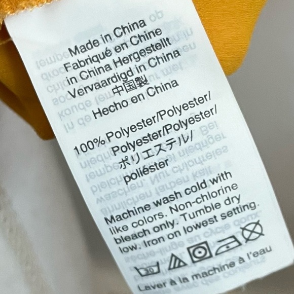 Madewell • Tungsten Glow Yellow Novel Tie Front Blouse - Picture 10 of 11